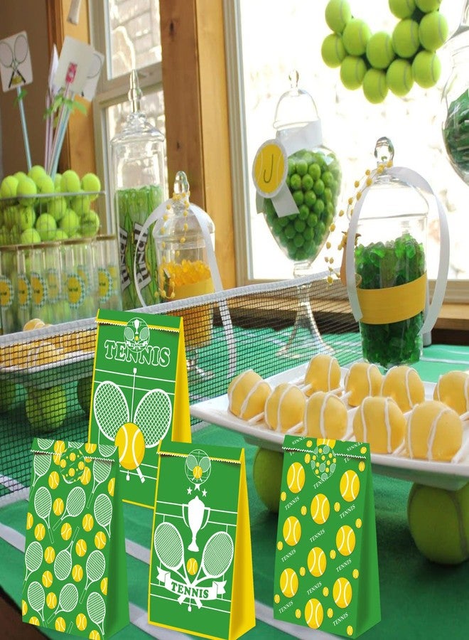BQK 24 Pcs Tennis Gift Bags - Tennis Theme Party Supplies Decorations & Goodie Bags - Image 2